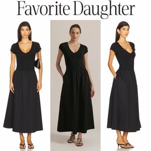 Favorite Daughter The Madison Dress Black Sz M NWT 288$